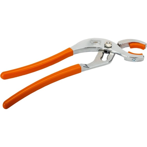 Bahco 2650, Pince antidérapante, 3.8 cm, 6.5 cm, 8 mm, PVC, Acier, Orange