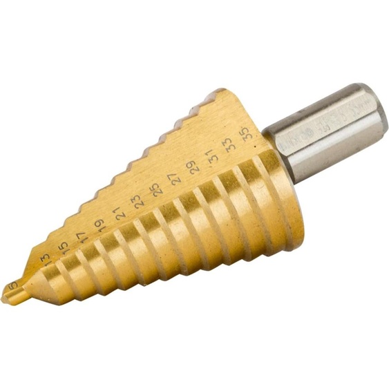 Bahco Foret étagé Pour tôle dacier 5-35 Mm Golden Golden One Size
