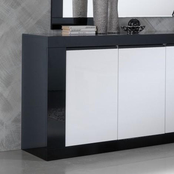 Bahut design laqué 4 portes - Varsovie