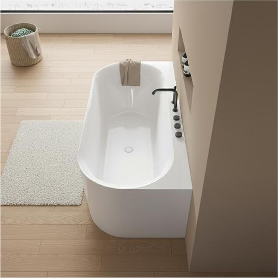 Baignoire acrylique FORMA murale blanche 170cm