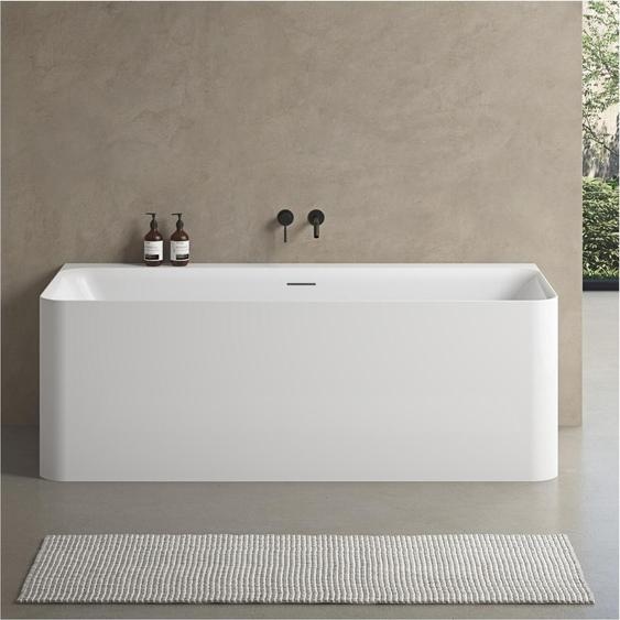 Baignoire acrylique Lucite murale URBAN blanche 170cm URBAN