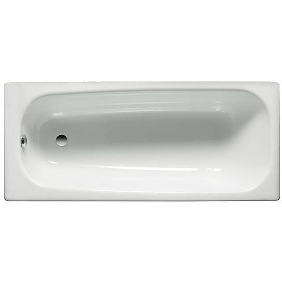 Baignoire avec pieds CONTESA 140x70 percée un trou en acier blanc - ROCA - A236196000