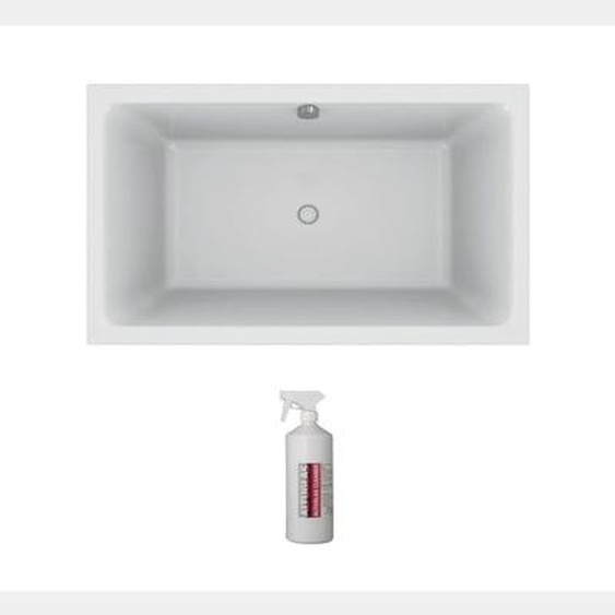 Baignoire bain douche Capsule profonde 140 x 90 cm + nettoyant