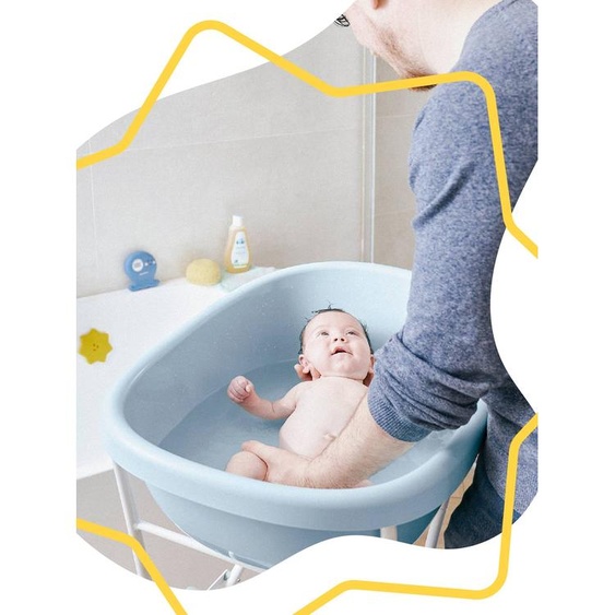 Baignoire Baleine bleu