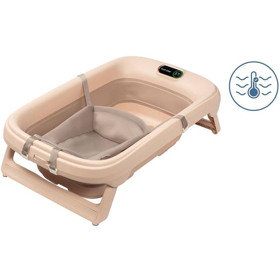 Baignoire Bébé Indigo Plus, Avec Thermomètre Intégré Muted Terra