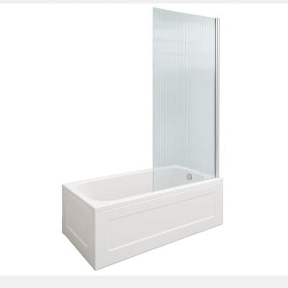 Baignoire droite D-Code 1700x700mm + Pare bain droit AURYS Raywall chromé