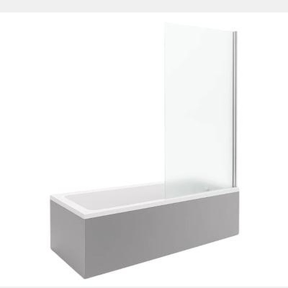 Baignoire droite No.1 1800x800mm + Pare bain droit AURYS Mist 1 chromé