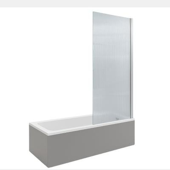 Baignoire droite No.1 1800x800mm + Pare bain droit AURYS Raywall chromé
