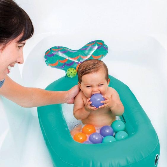 Baignoire gonflable Baleine - bleu