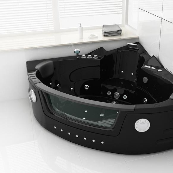 Baignoire Milano 140 x 140 cm Noir