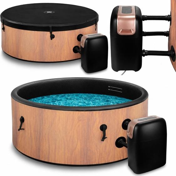 Bain à remous gonflable COIL SPA, piscine dhydromassage, ultra-fin, pour lintérieur et lextérieur, 6 personnes, 175 cm, Tahiti