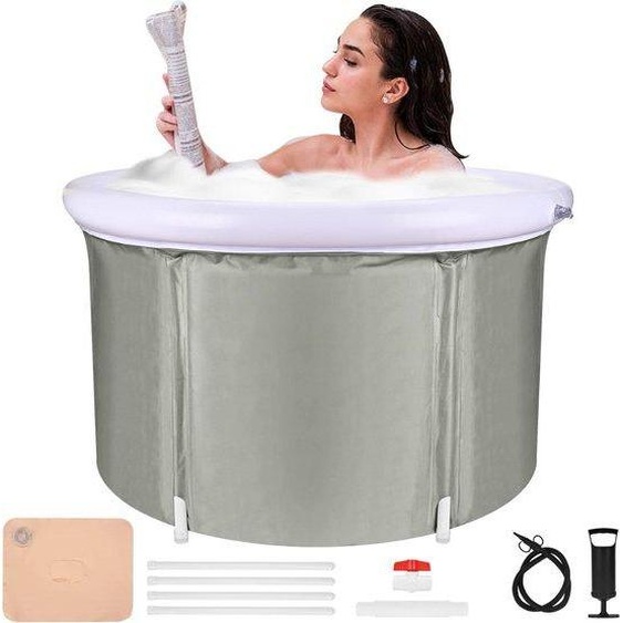 Bain de glace 300 litres, gris, bain de trempage