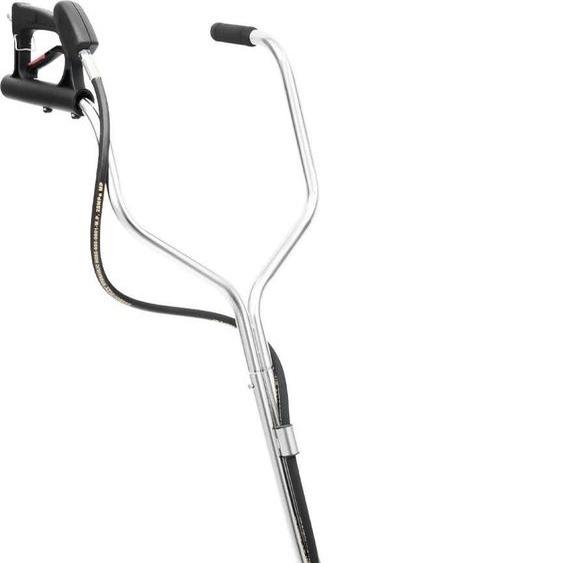 Balai à eau pour nettoyeur à haute pression - Nettoyeur de bas de caisse/de surface - 7 buses - 5000 psi - 40 l/min - raccord 0,95 cm - 100 cm de large - argenté