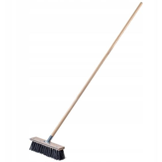 Balai Charel KADAX, balai de rue avec bord racleur, balai large en plastique, 30 cm
