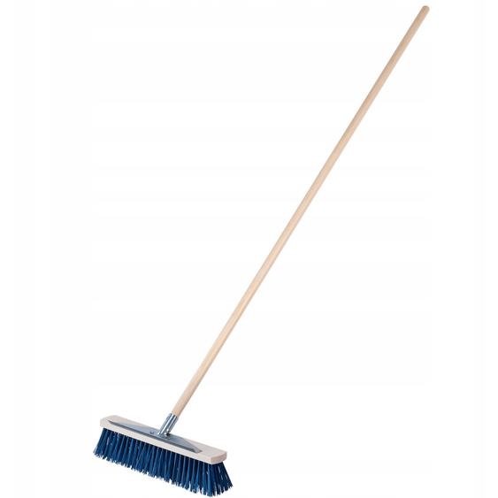 Balai Charel KADAX, balai de rue avec bord racleur, balai large en plastique, 40 cm