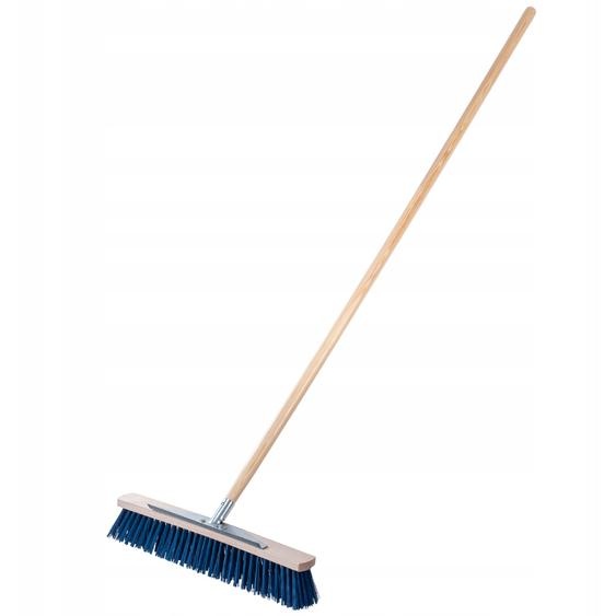 Balai Charel KADAX, balai de rue avec bord racleur, balai large en plastique, 50 cm