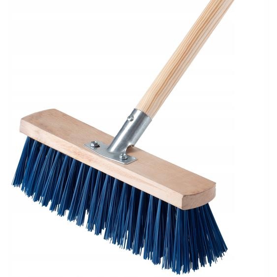 Balai Froson KADAX, balai de rue à long manche, balai large en nylon, 30 cm