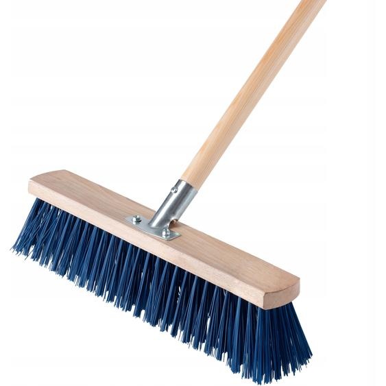 Balai Froson KADAX, balai de rue à long manche, balai large en nylon, 40 cm