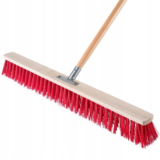 Balai Froson KADAX, balai de rue à long manche, balai large en nylon, 80 cm