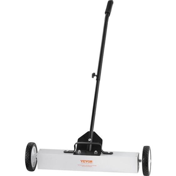 Balai magnétique Balayeuse magnétique 77-113 cm, Magnetic Sweeper Magnétique Balai magnétique Levier magnétique Force magnétique 22,6 kg Collecteur de copeaux magnétique Balayeuse de sol