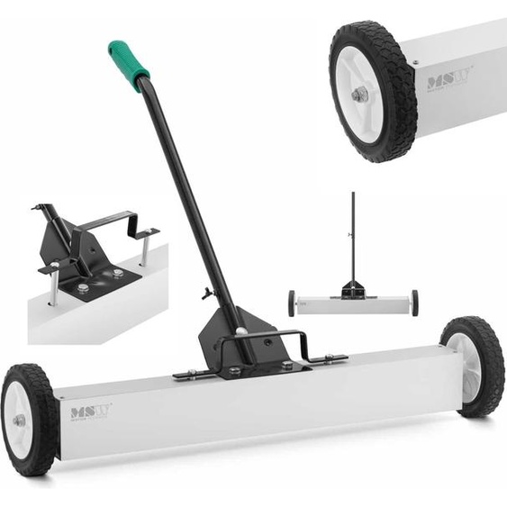 Balai magnétique Expondo MSW - 73 - 100 cm Manche télescopique - 75 cm - Aimant en ferrite