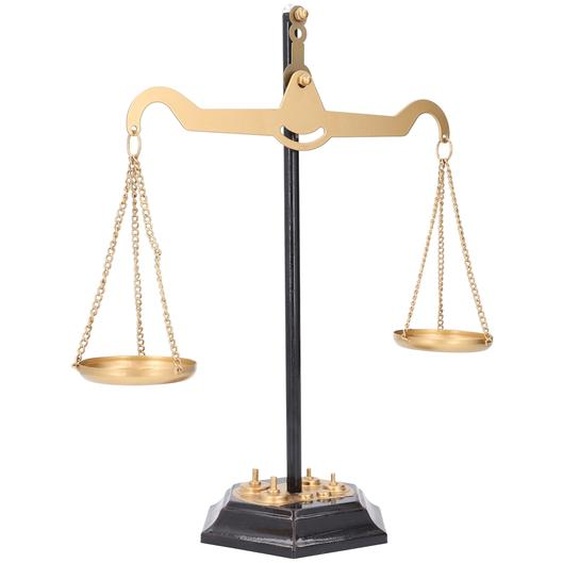 Balance décorative, balance vintage, ornement de balance, décor de balance de justice, ornement de balance de justice, balance en métal