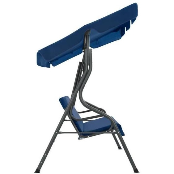 Balancelle de jardin - SWT - Bleu foncé - 170 x 110 x 153 cm - Tissu polyester - Capacité 250 kg