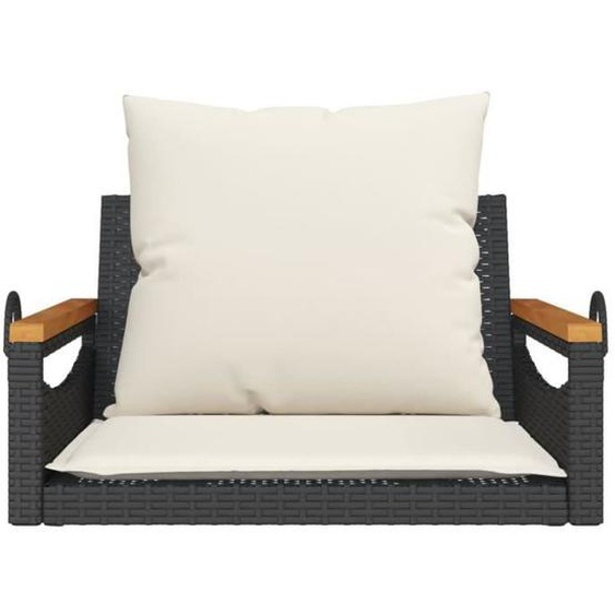 Balancelle - MOTHINESSTO - 13397X - Résine tressée - Coussins épais - 2 personnes