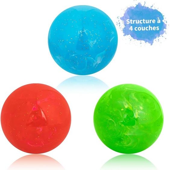 Balle de golf Caiton Premium Park – 60 mm/2,36 pouces, conception dart fluide, rouge, bleu, vert, construction à 4 couches