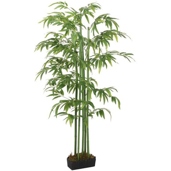 Bambou artificiel 240 feuilles 80 cm vert