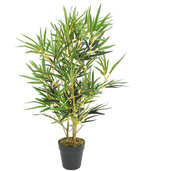 Bambou artificiel 368 feuilles 80 cm vert