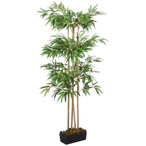 Bambou artificiel 380 feuilles 80 cm vert