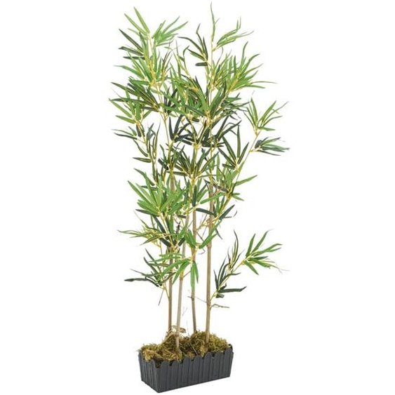Bambou artificiel 552 feuilles 120 cm vert