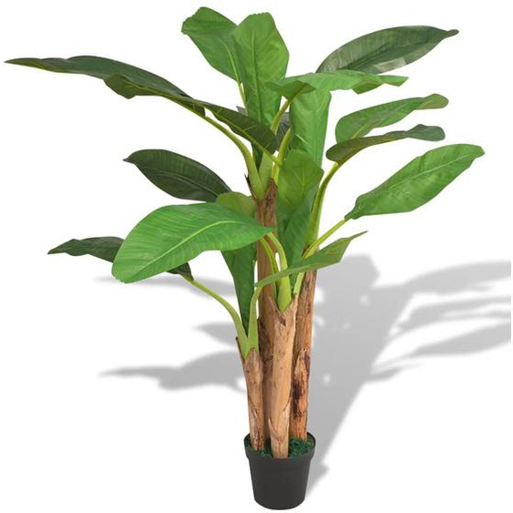 Bananier artificiel avec pot 175 cm Vert