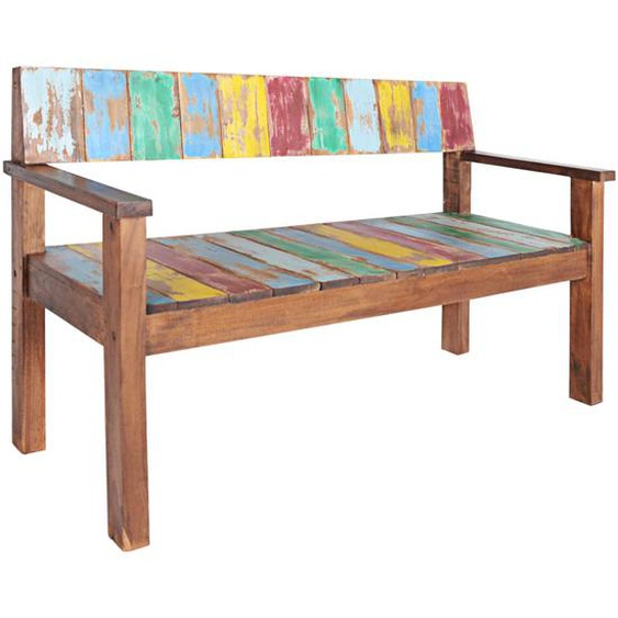 Banc 115 cm Bois de récupération massif