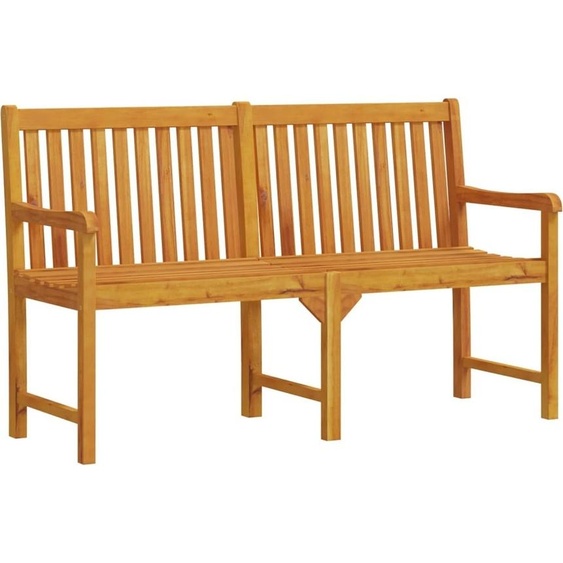 Banc de jardin 150 cm Bois solide dacacia