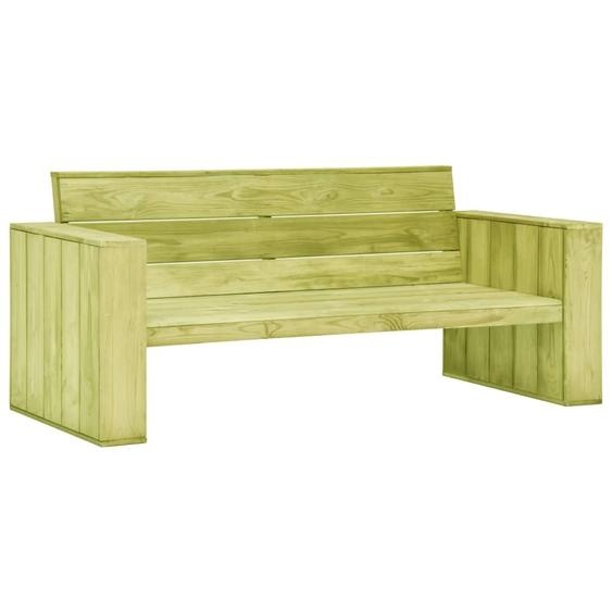 Banc de jardin 179 cm Bois de pin imprégné
