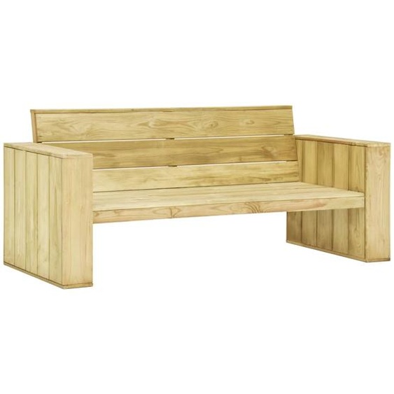 Banc de jardin 179 cm Bois de pin imprégné