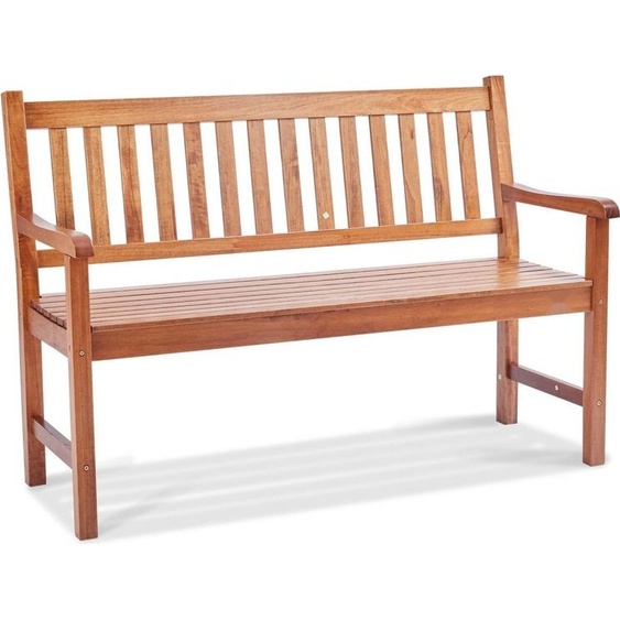 Banc de jardin en bois 127 cm - 363 kg - Banc de parc pour terrasse - Banc pour 3 personnes