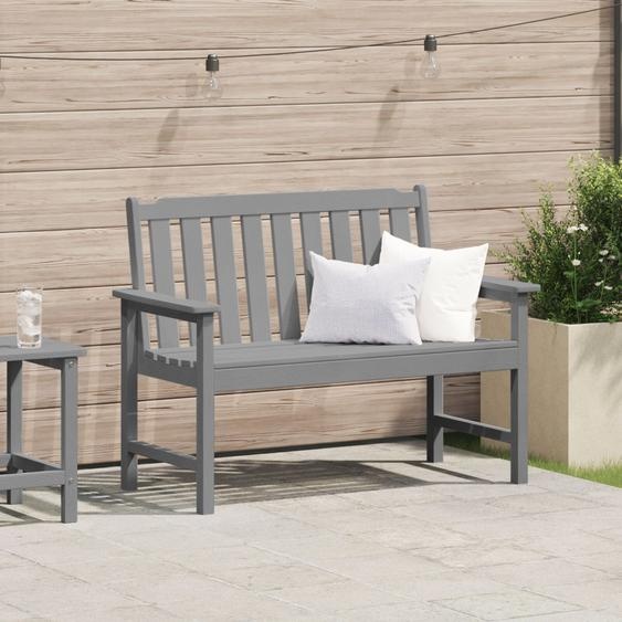 Banc de jardin gris clair 120 cm HDPE, chaises de jardin DesignMobilier Nouveau