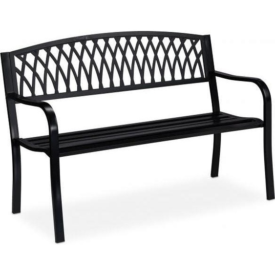 Banc de jardin noir