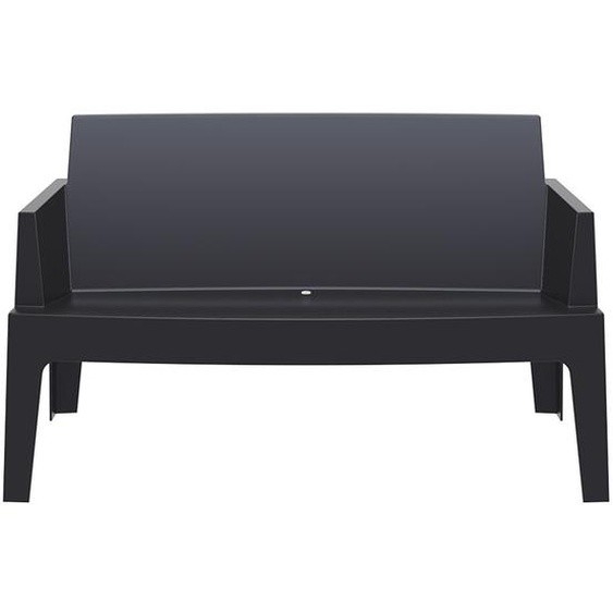 Banc de jardin PLEMO XL noir en matière plastique