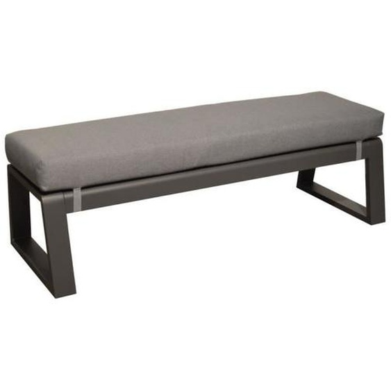 Banc de jardin - PROLOISIRS - Le Marseille - 3 places - Aluminium - Coussins déhoussables