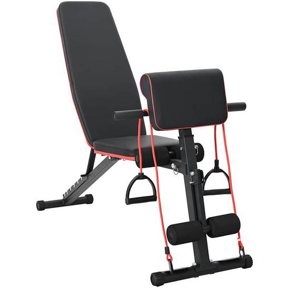 Banc de musculation Noir 132 x 54 x 100 cm Acier
