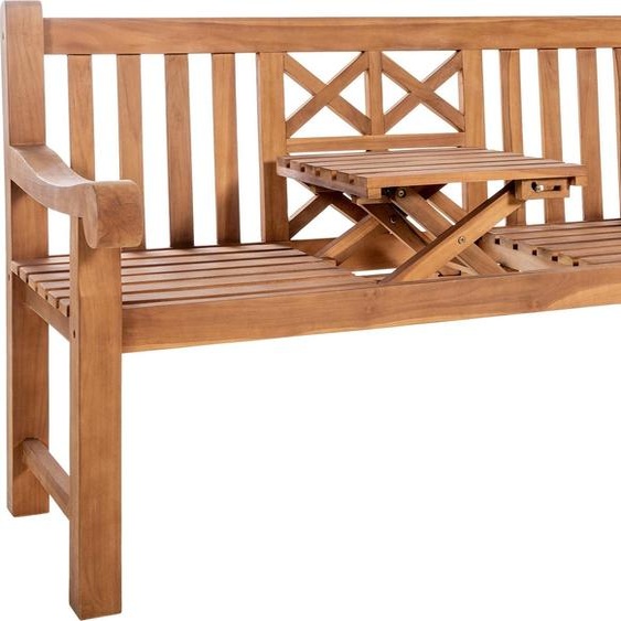 Banc dextérieur en teck Luka | Couleur : teck | Dimensions : 150 cm