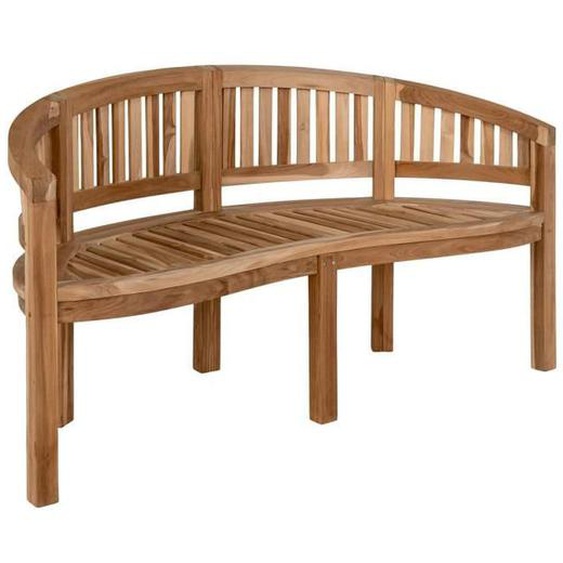 Banc en Teck Massif - ALTOBUY - Angun - 150x60x85 cm - Utilisation Extérieure - Style Naturel