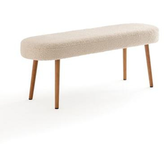 Banc hêtre massif revêtement bouclettes, Jimi