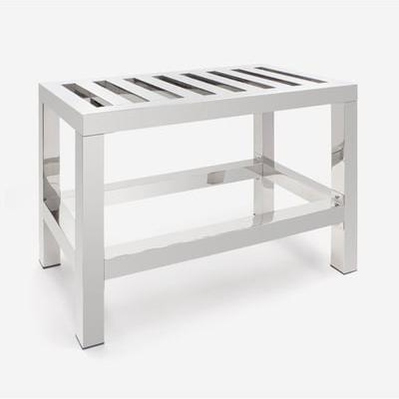 Banc inox brillant - Plazza