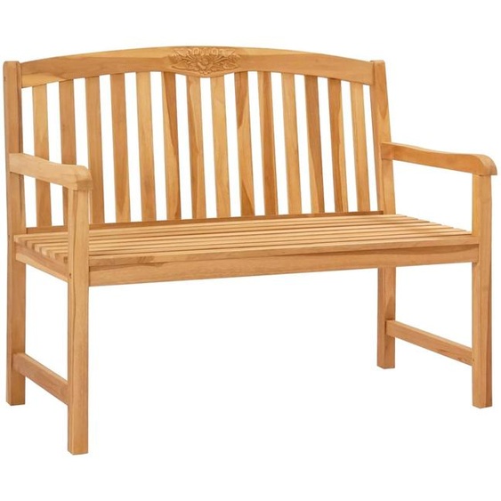 Banc en Bois Sculpté en Rose Naturel 114 x 60,5 x 95 cm
