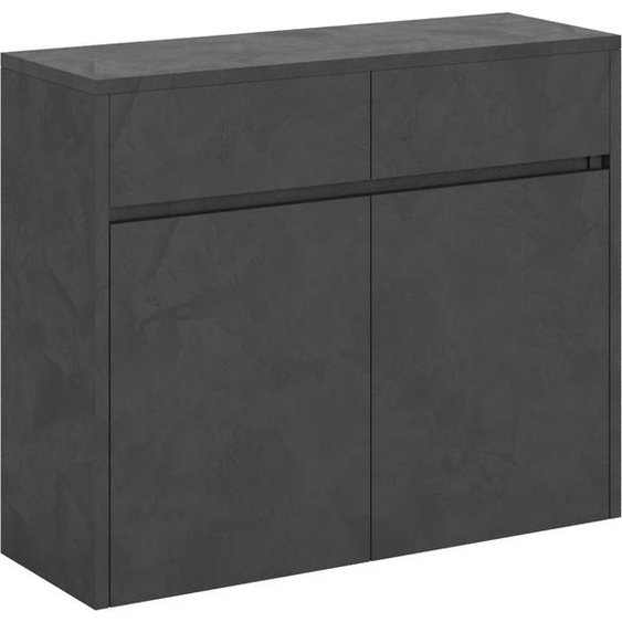 Bancs Inférieur Et Supérieur Extensibles 72X26/300 Cm Evolve Antracite Spatolato